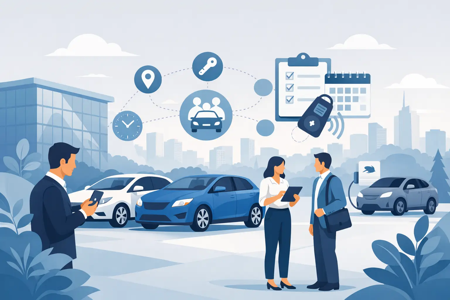 Corporate Carsharing im Unternehmen einführen